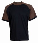 T-shirt OLIVER schwarz-braun