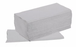 PAPIERHANDTÜCHER ZIK-ZAK grau