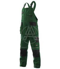 Herrenhose mit Latz ORION KRYŠTOF grün-schwarz