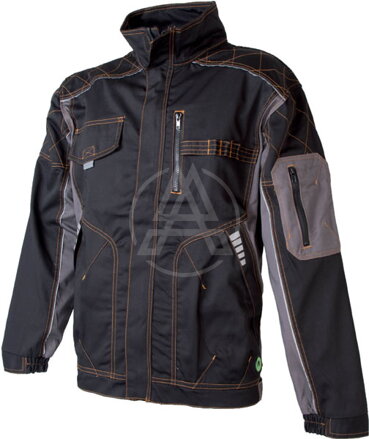 Arbeitsjacke VISION schwarz-grau