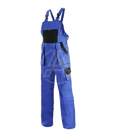 Herrenhose mit Latz Winter LUX MARTIN blau-schwarz