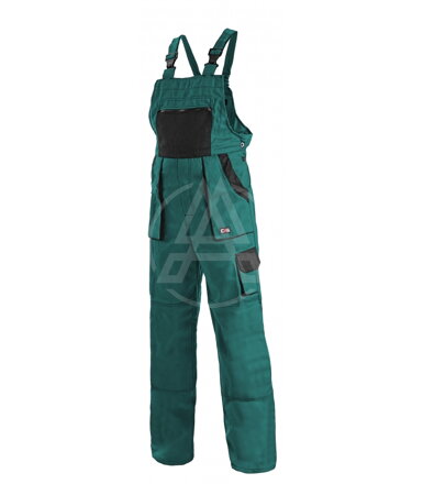 Herrenhose mit Latz LUXY ROBIN grün-schwarz