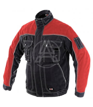 Herrenbluse ORION OTAKAR schwarz-rot