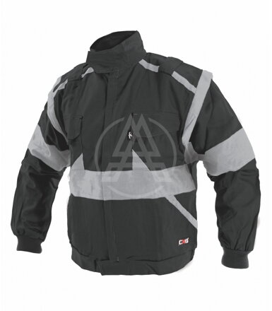 Herren-Bluse LUX EDA schwarz-grau