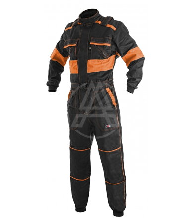Herren-Overall LUX ROBERT schwarz-orange
