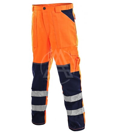 Warnhose NORWICH orange-blau