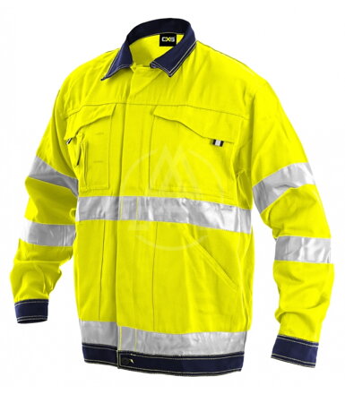 Warnjacke NORWICH grün-blau