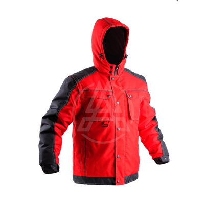 Jacke  IRVINE rot-schwarz